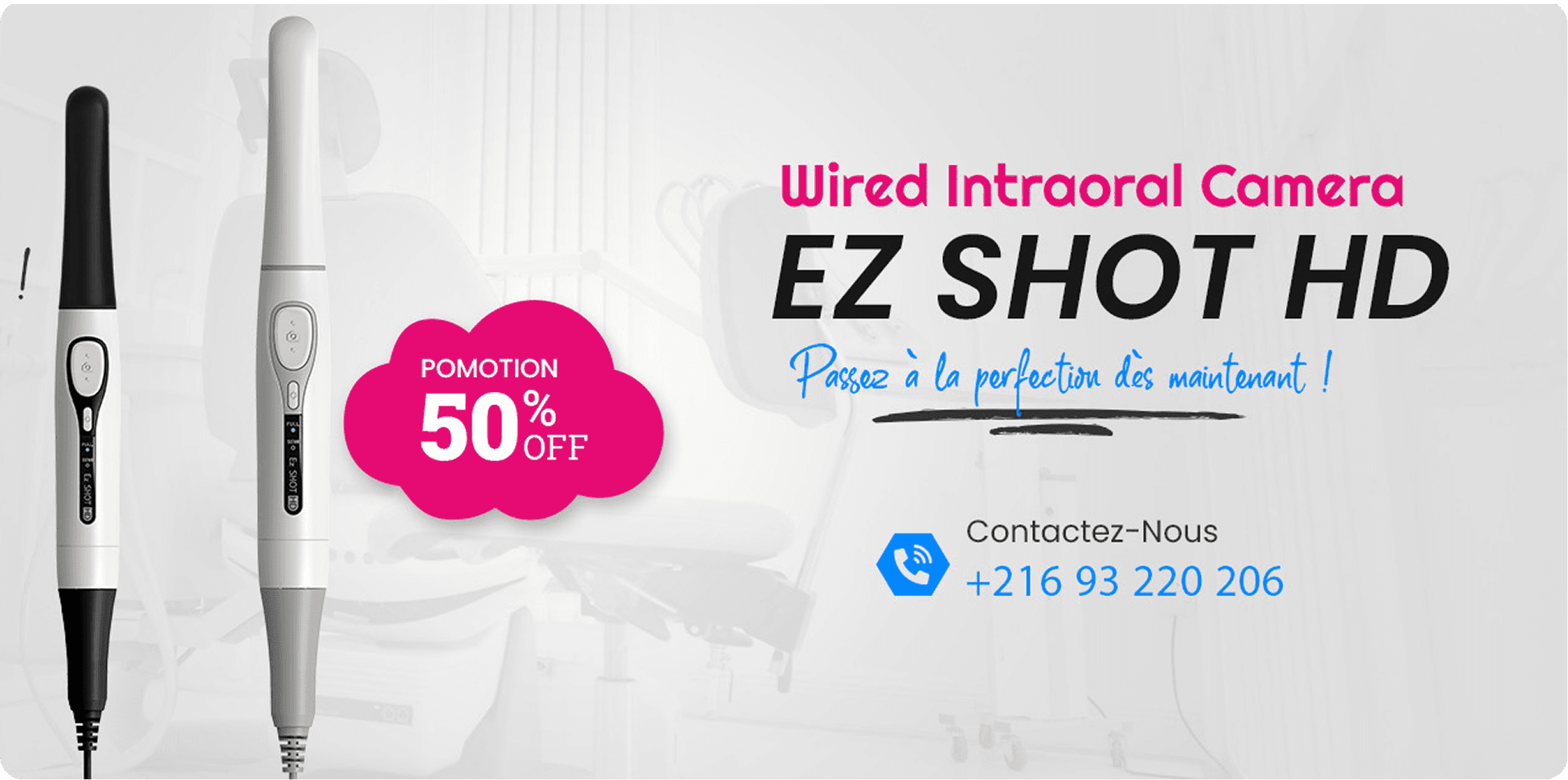 EZ SHOT HD Wired Intraoral Camera - 50% OFF